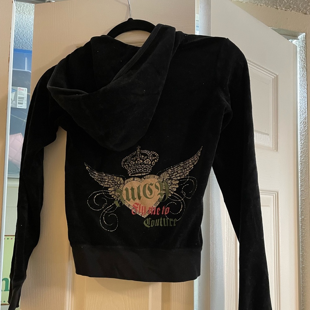 Juicy couture zip jacket sweater